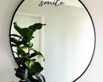 Mirror sticker, sticker for mirror, always positive, sticker mirror, personalizable sticker, home decor