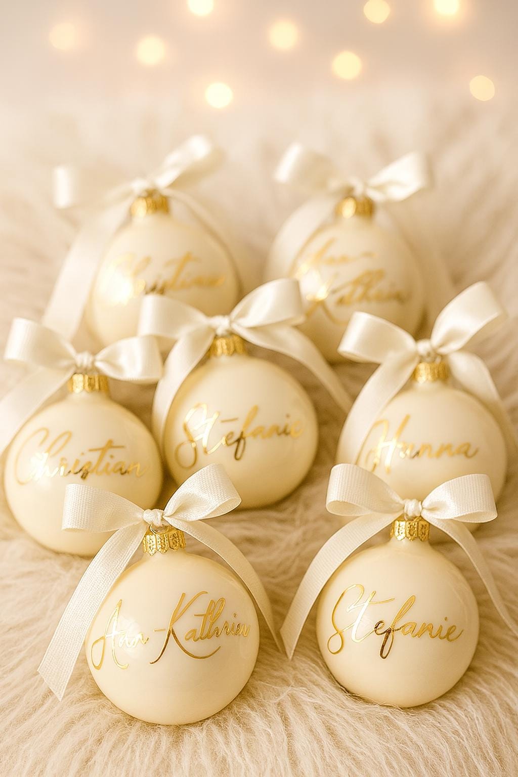 6 cm  Glas Weihnachtskugel personalisiert, Christbaumkugel,  Weihnachtsschmuck Glaskugel,   6cm verschiedene  Farben