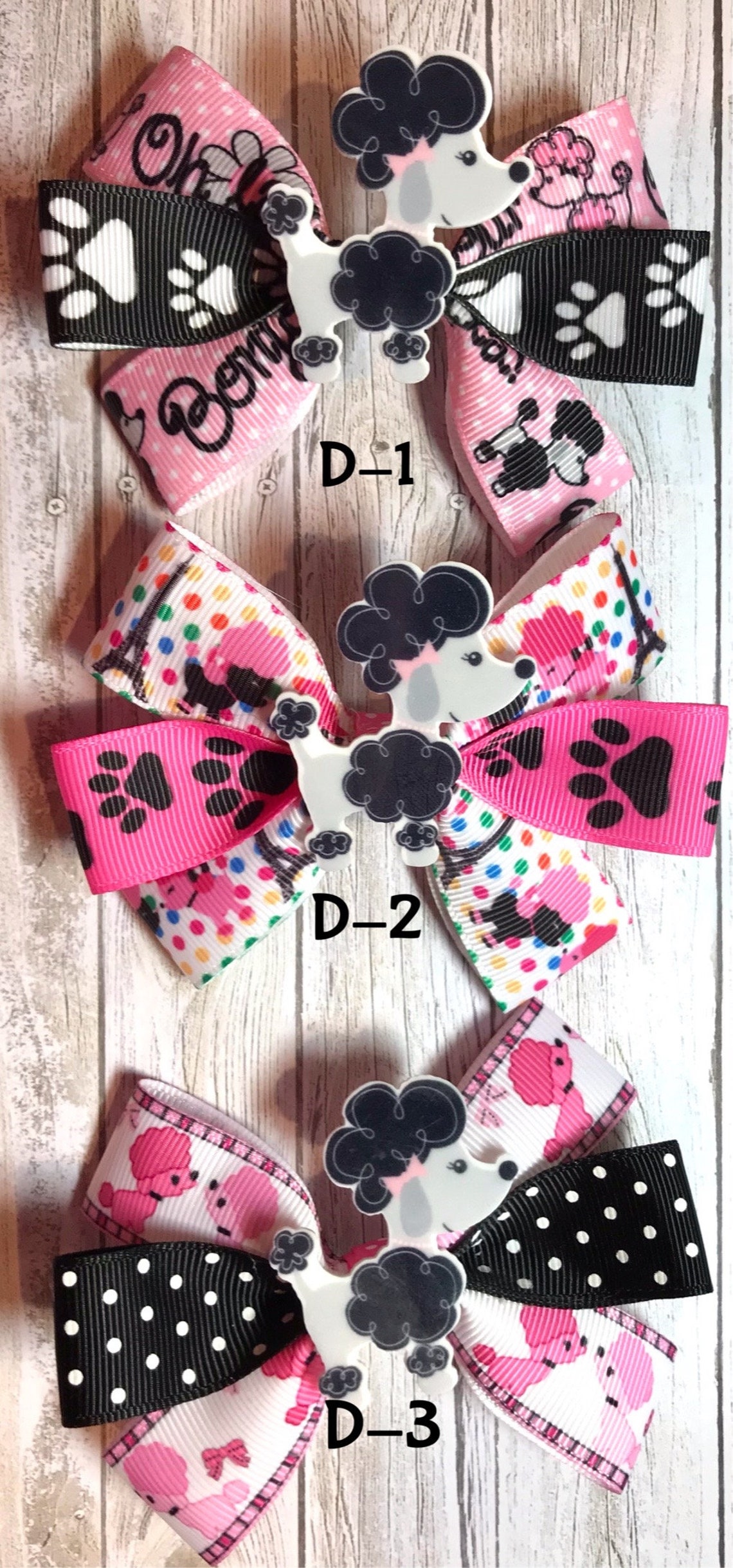BEEutiful Dog Hair Bows for Big & Little Girls Dog Barrette Etsy