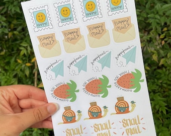 Happy Mail Stickers | Happy Mail | Sticker Pack | Happy Mail Sticker Pack | Snail Mail Stickers | Snail Mail | Sticker Pack