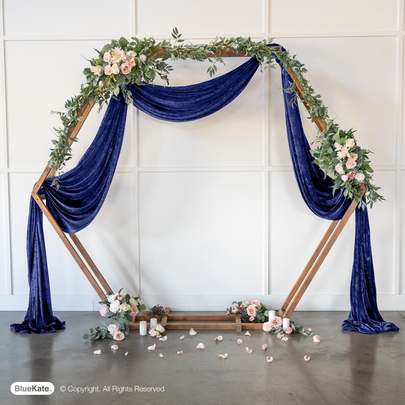 10 Yard Navy Blue Velvet Fabric Table Runner. Velvet Runners Etsy