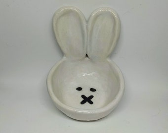 place settings Easter Childrens Ea Personalised Ceramic bunny Easter bunnies
