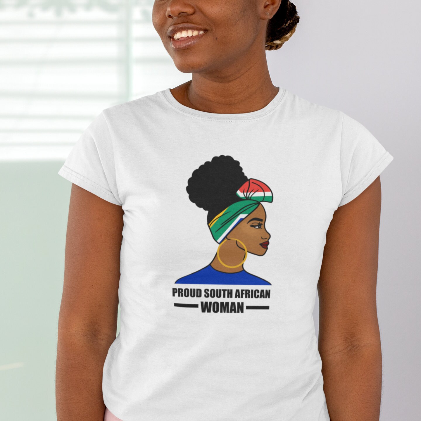South Africa t shirt Proud South African Woman South Africa Etsy