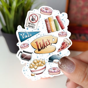 Gilmore Girls Die Cut Sticker Vinyl Sticker Laptop Sticker Waterproof Sticker Bookworm image 1