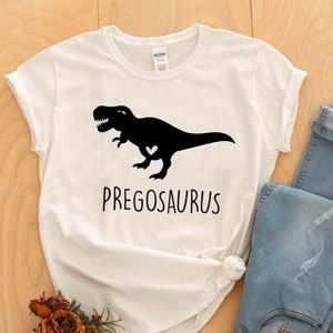 Pregosaurus T-Shirt, Pregnancy Announcement T-Shirt, Pregnancy Reveal Dinosaur Shirt, Pregosaurus T-Shirt, Gift For Wife, Mothers Day Shirt