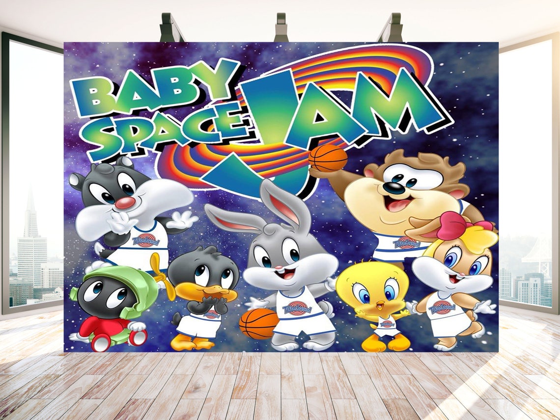 Baby Space Jam Backdrop digital Download or Print and | Etsy Ireland