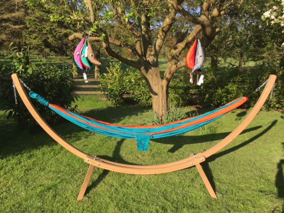 Wooden Hammock Stand Etsy UK