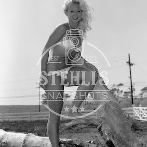 Janice Lee in Bikini by Ron Vogel -  Reprint from Original Negative