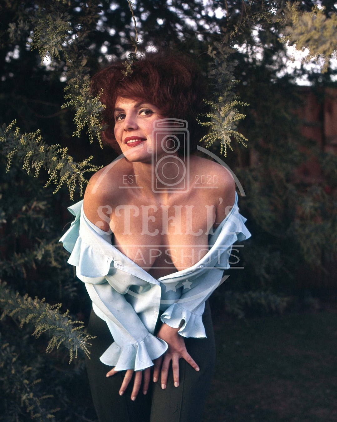 Busty Debbie Christensen in Vintage Clothing Risque Photo - Reprint ...