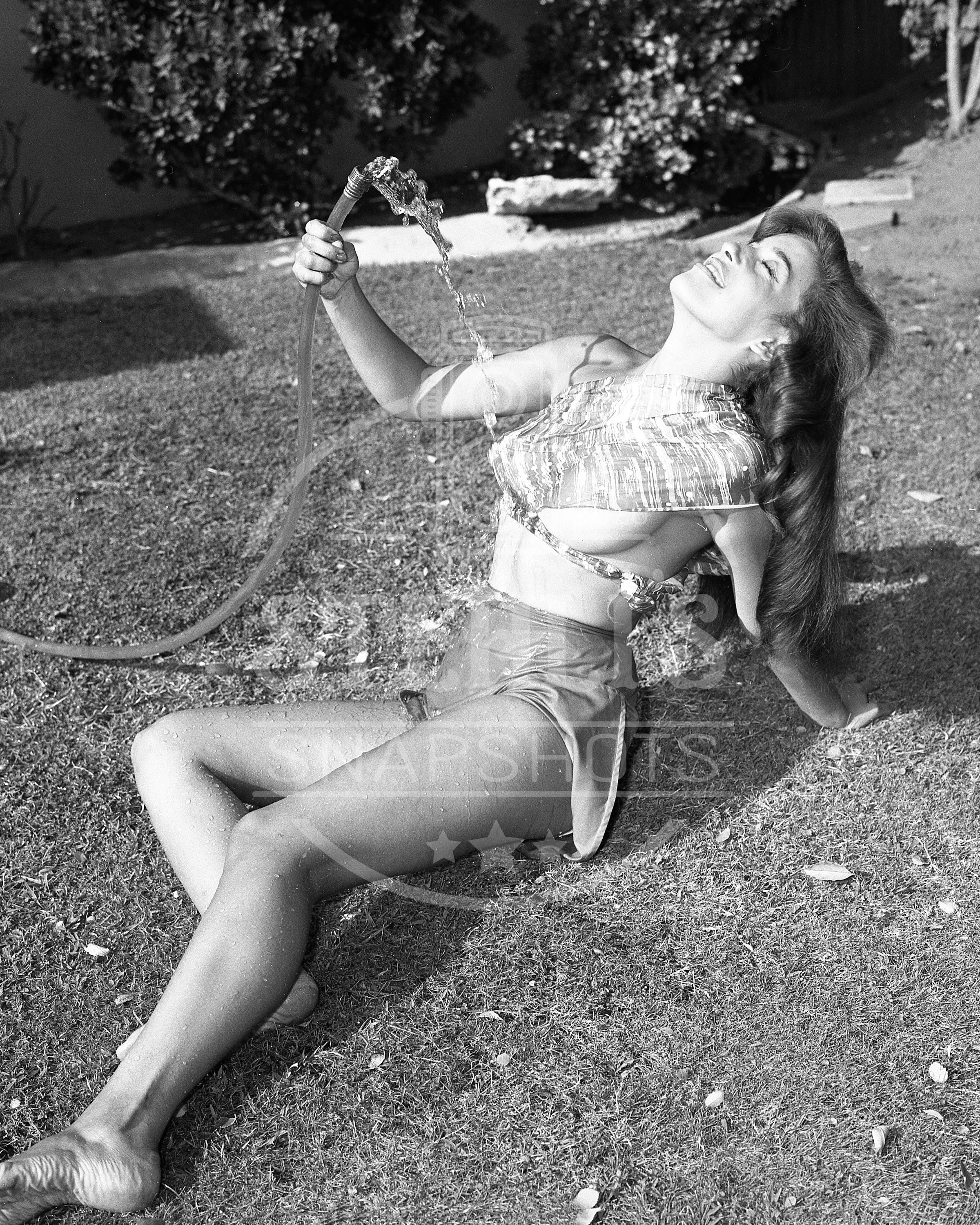 Keri King Vintage 1960s Risque Hose Photo  - Reprint from Original Negative