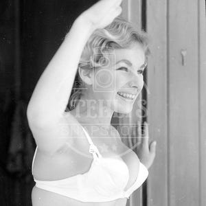 Brigitte Baum in Lingerie Vintage Risque  - Reprint from Original Negative