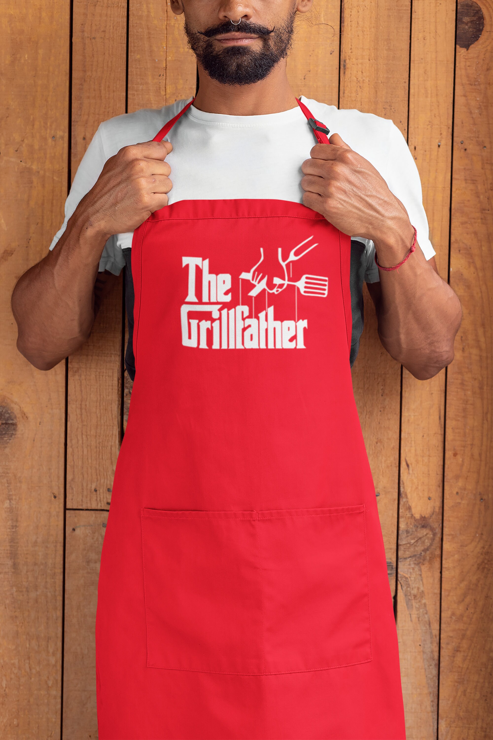 Grill Father Funny apron Dad Apron Father's Day funny Etsy
