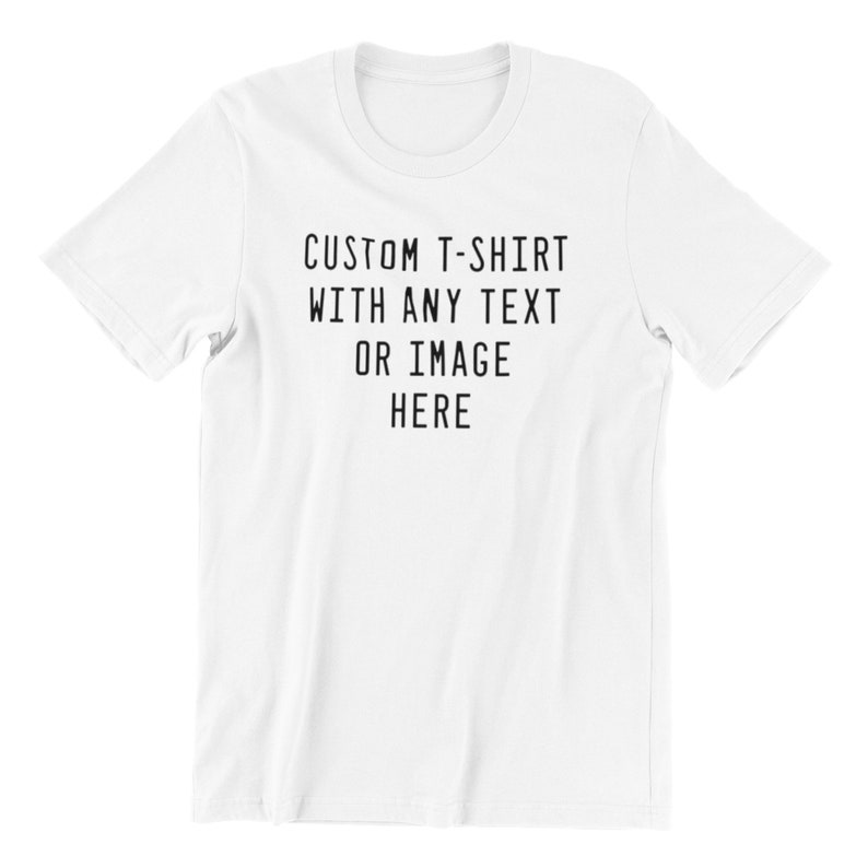 white shirt custom design