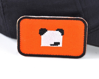 Panda Patch - 3x2'' Embroidery with Velcro Backing