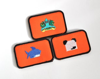 Fauna Patch Pack - 3x2'' Embroidery with Velcro Backing