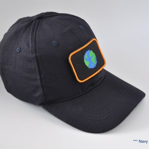 Velcro Hat Removable Patch Your Choice of Velcro Interchangeable Embroidered Patch & Cap Color image 6