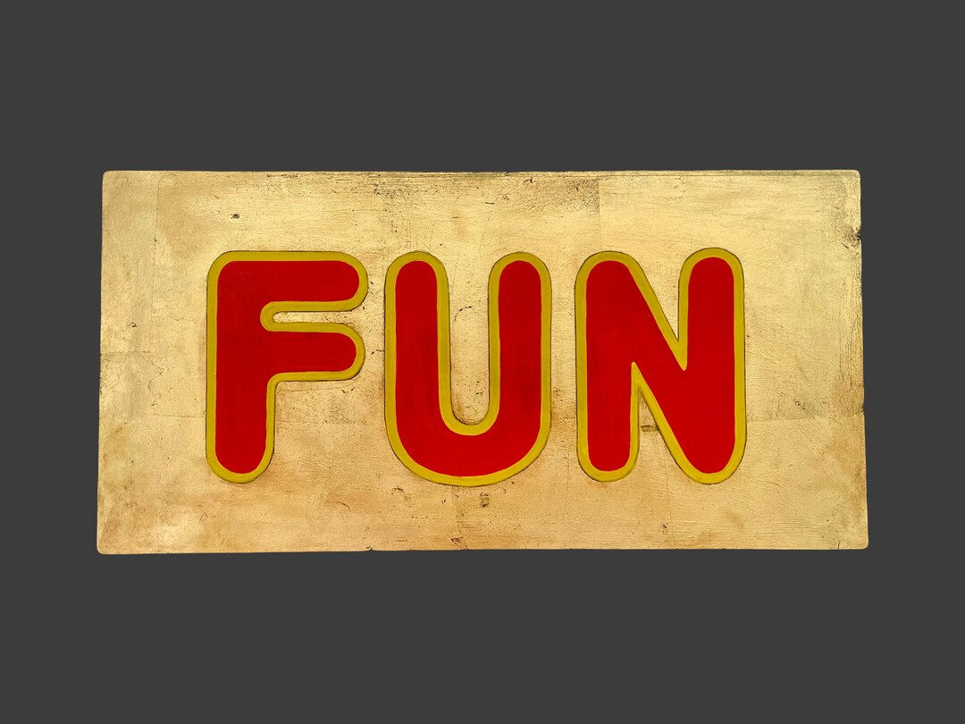 Fun Think Sign Fun Sign - Etsy