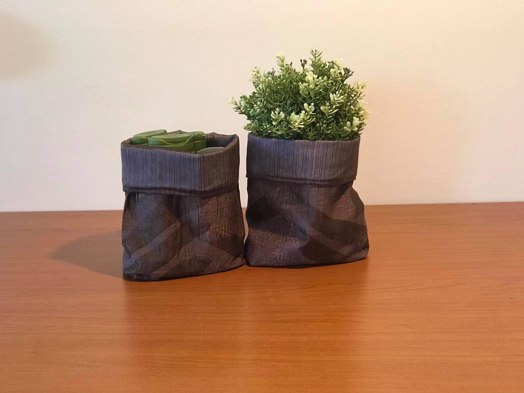 Conjunto de 2 bolsas de almacenamiento de tela de decoración | Etsy