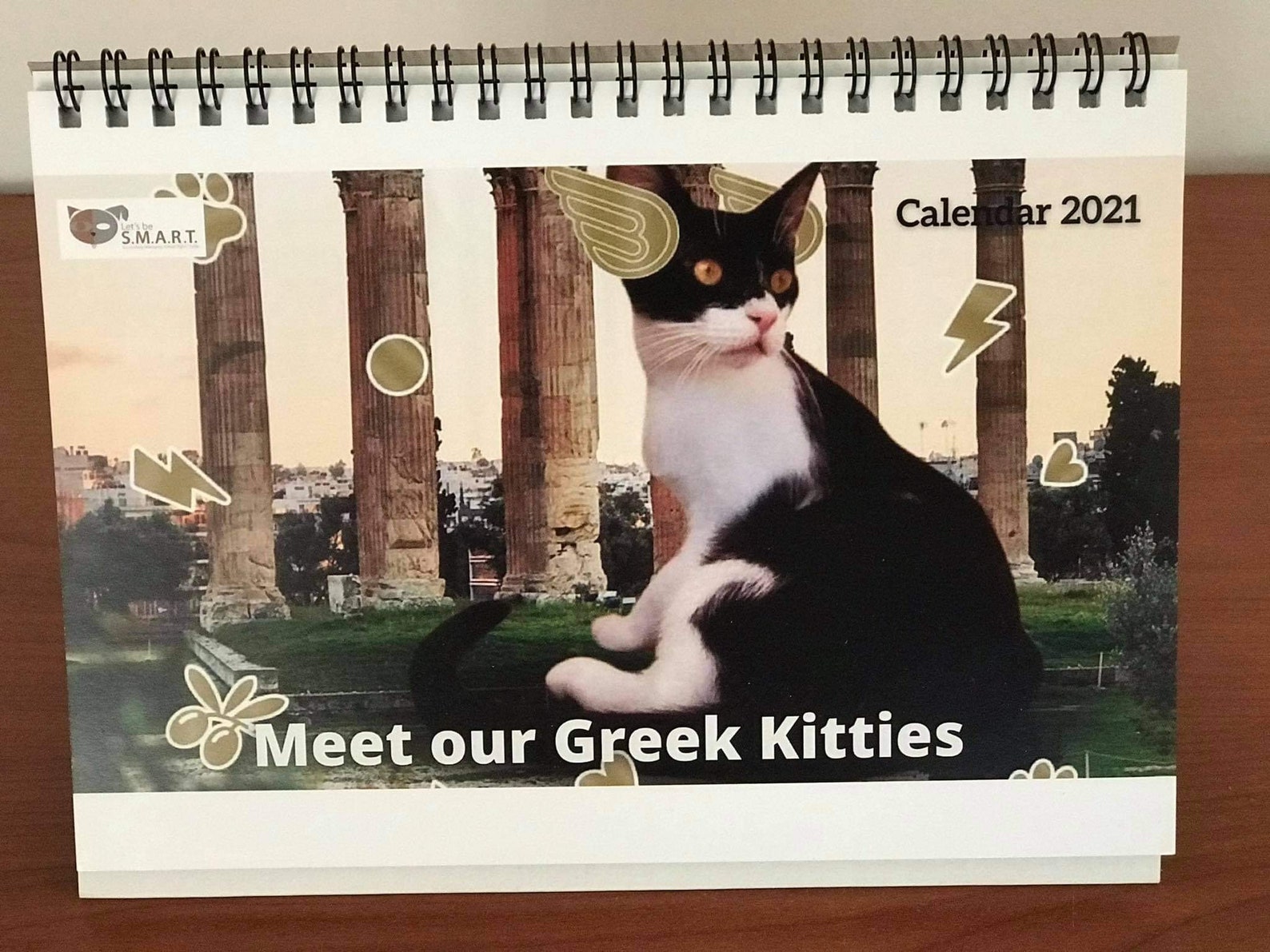 Charity Cat Calendar 2021 Greek cat lover calendar calendar Etsy