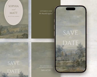 Save the Date Digital Video Invitation Template