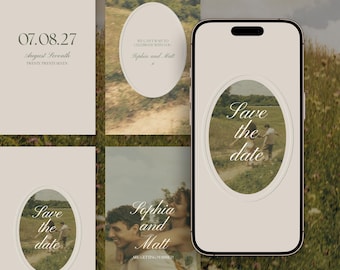 Digital Video Save the Date Invitation Template