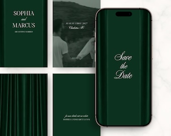 Opening Digital Save the Date Video Invitation Template