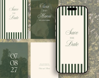 Digital Save the Date Video Invitation Template