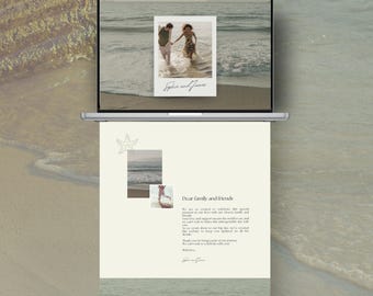Wedding Website Canva Template