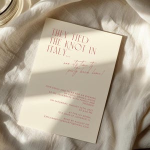 Wedding Party Invitation Template, Happily Ever After Party Invite, Editable Wedding Celebration Invite