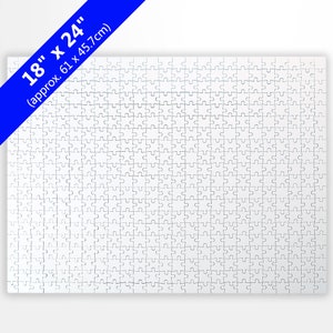 Blank 18x24 Jigsaw Puzzle 70 Pieces image 3