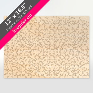 Blank 287 pieces Wood Jigsaw Puzzle Victorian Cut Pieces