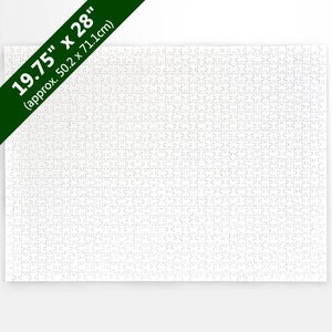 空白の 12 x 16.5 インチ ジグソーパズル (54 ピース) - Etsy 日本