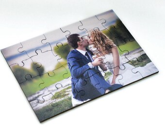 24 Piece Wooden Invitaion Puzzle 3.5x5 inch