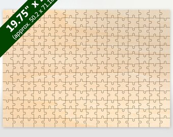 Blank Large 208 Pieces Wooden Puzzle