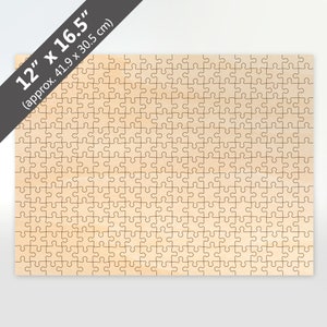 Pusta drewniana układanka 12x16,5 cala (285 elementów)