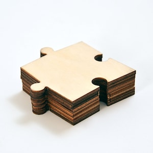 Blank Single Endless Wooden Puzzle Piece