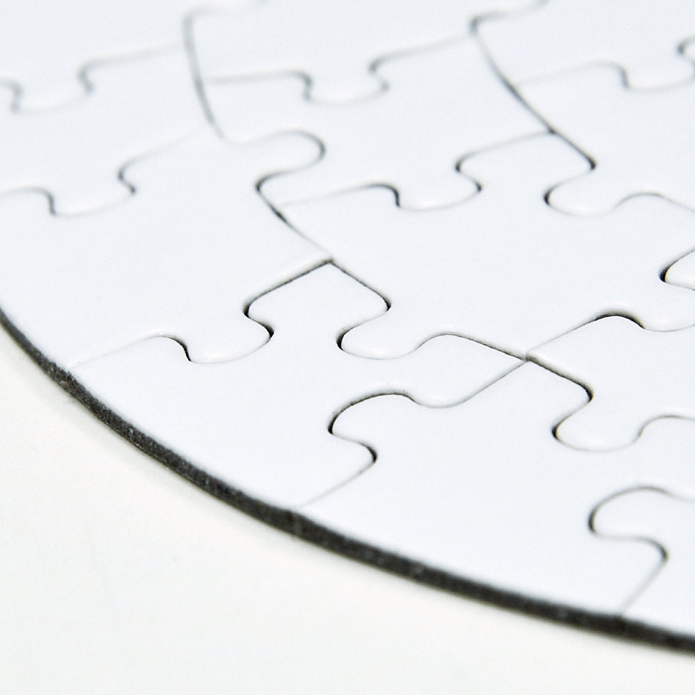 Blank Round Puzzle (26 Pieces) - Etsy