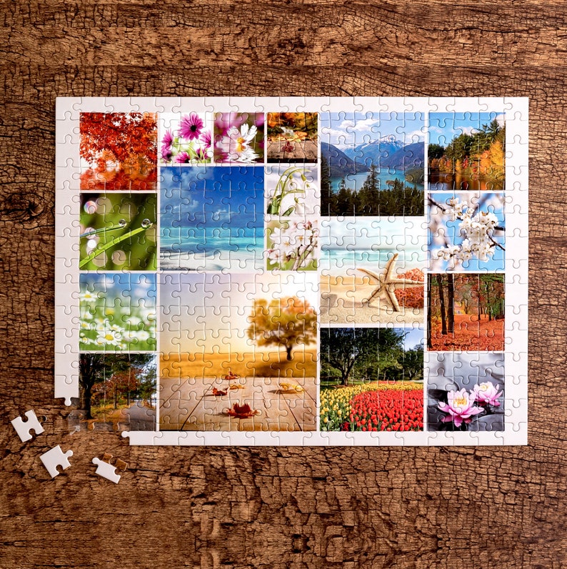 Custom 70/500 Pieces Jigsaw Puzzle 18x24 Inch Etsy