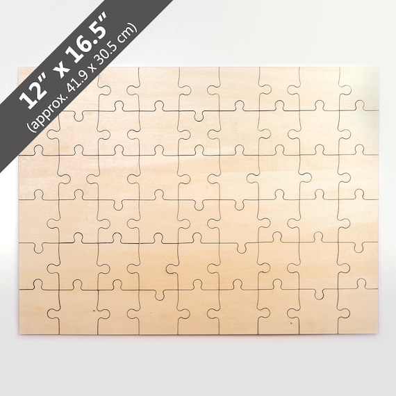 Blank 12x16.5 Inches Wooden Jigsaw Puzzle 285 Pieces Etsy Denmark