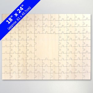 Blanko 18x24 Holz Gästebuch Puzzle (99 Stück)