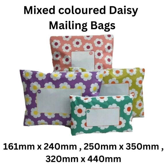 Gold 10" X 14″ Polka Dots Mailing Bags 250 X 350mm - UK