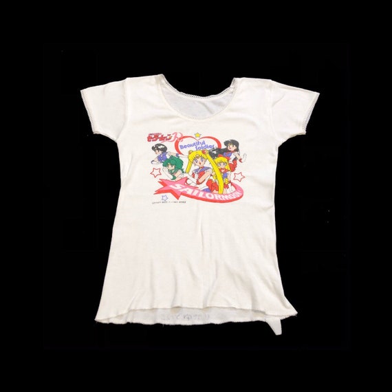 90s Sailor Moon Baby Tee Rare !