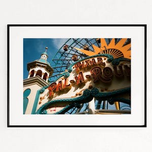 Disney California Adventure Park Poster Vintage Feel Film Photo