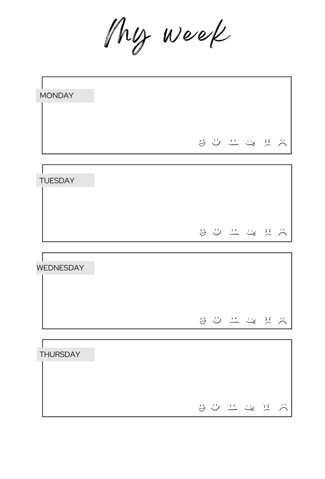 Minimal Journal Diary 2023 2024 A5 Printable - Etsy