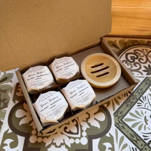 For Him Sandalwood Lemon Shower Steamers Gift Box – Gift for Fathers Day, Mens Birthday