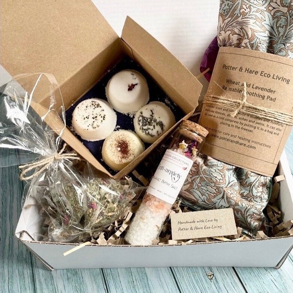 The Menopause Care Package Gift Box, All Natural and Handmade Menopause Gift Set, Eco Menopause Gift Box, Wellness Gift Box