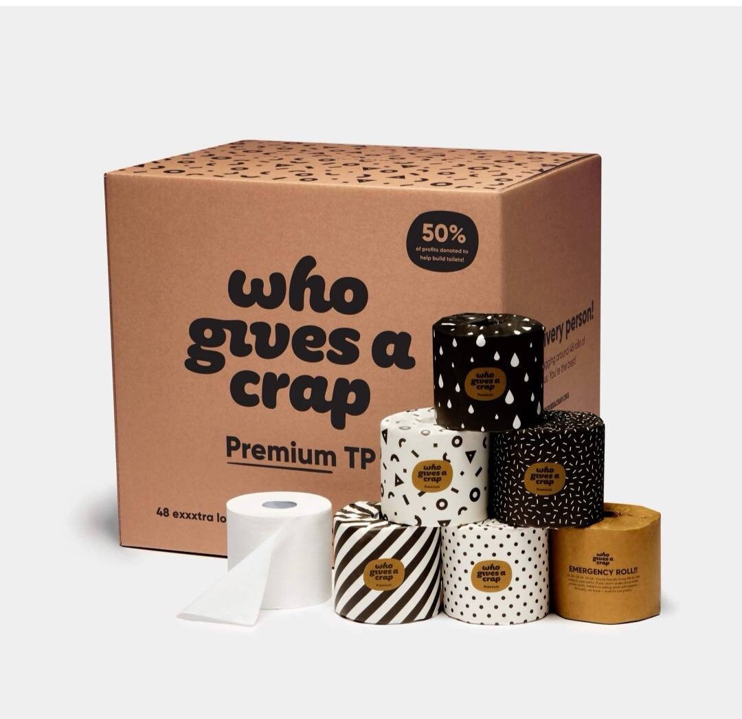 Premium Bamboo Toilet Rolls by Who Gives a Crap Etsy