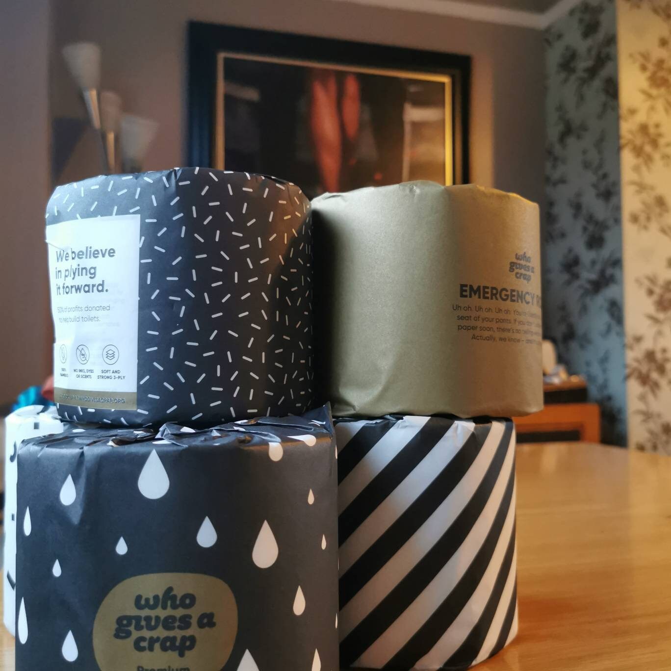 Premium Bamboo Toilet Rolls by Who Gives a Crap Etsy