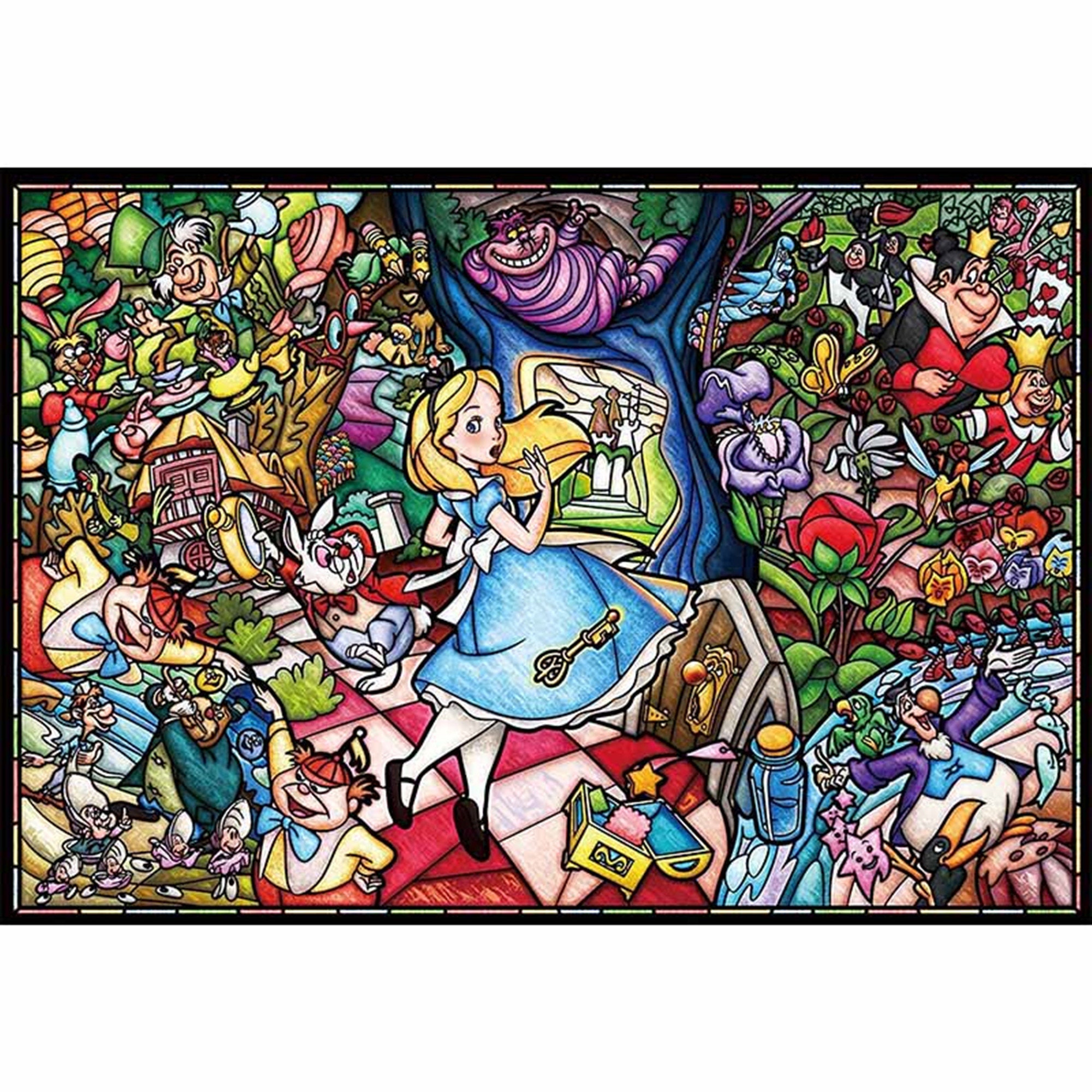 DIY 5D Diamond Mosaic Art Craft Alice Wonderful Cat Cross-Stitch Kit Souvenir DIY 5D Diamond Mosaic Art Craft Alice Wonderful Cat Cross-Stitch Kit Souvenir