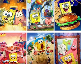 Kit De Decoración De Paisaje De Figura De Bob Esponja 9 Pie Kit De Decoración De Paisaje De Figura De Bob Esponja 9 Pie